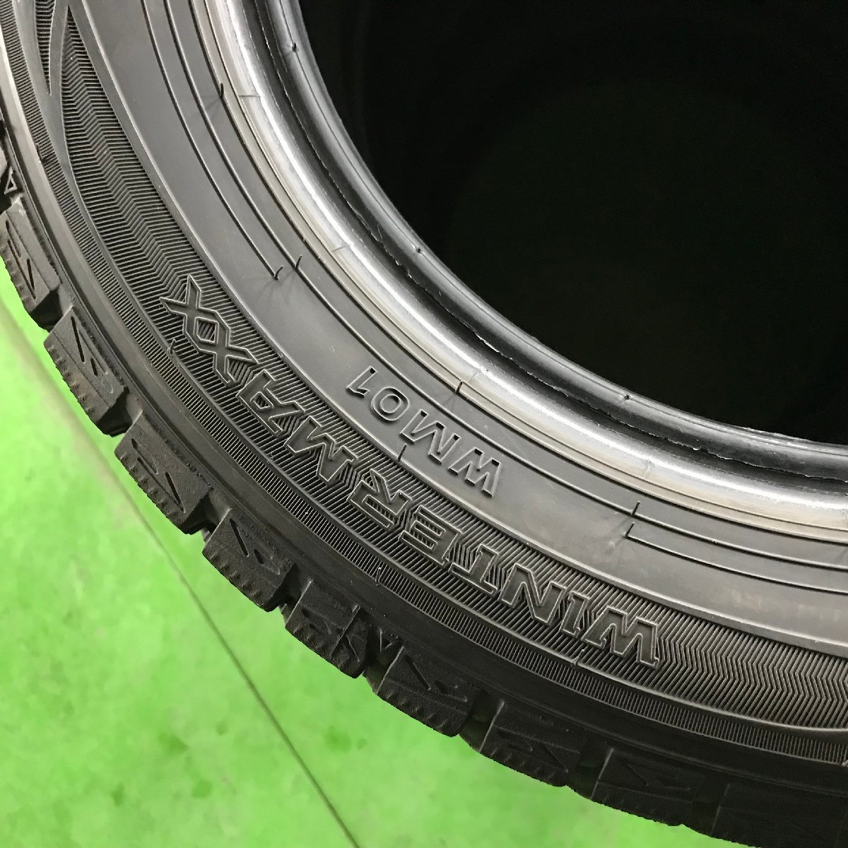 管理番号：B9-11-4●【送料無料！1個＝4本】155/65R13 DUNLOP WINTERMAXX WM01 2019年製 セール/冬タイヤ/店頭取付可能_画像6