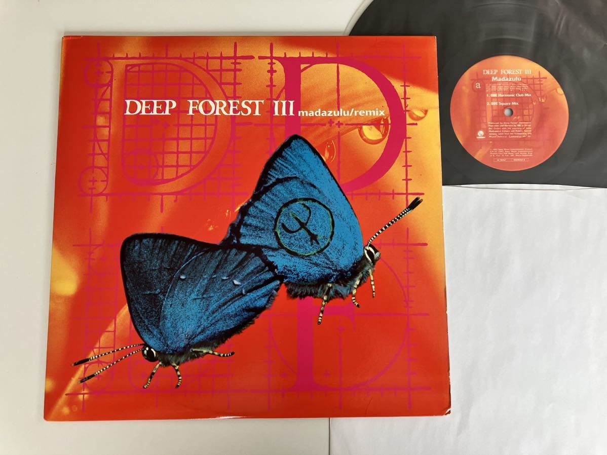 DEEP FOREST Ⅲ / madazulu remix (BBE Harmonic Club,BBE Square,Deep Tribal,Cintura Mix)12inch SONY US 46-78767 ディープ・フォレスト_画像1