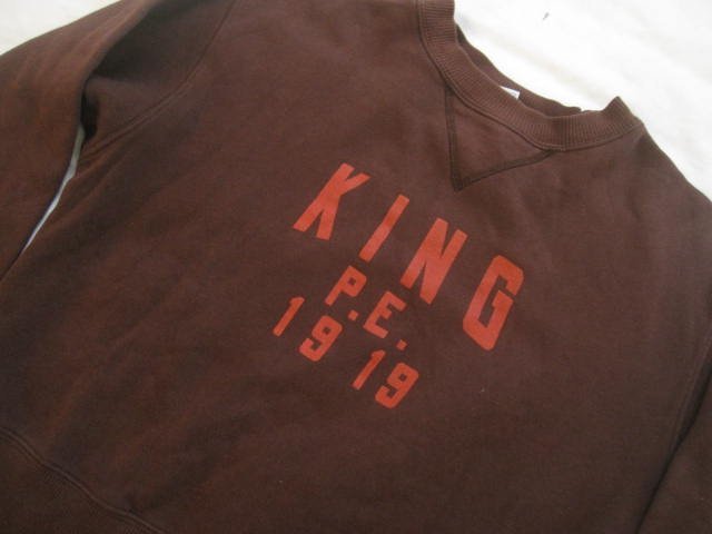 チャンピオンChampion 前Vガゼットスウェットシャツ(スウェットトレーナー)M　KING P.E. 1919_画像2
