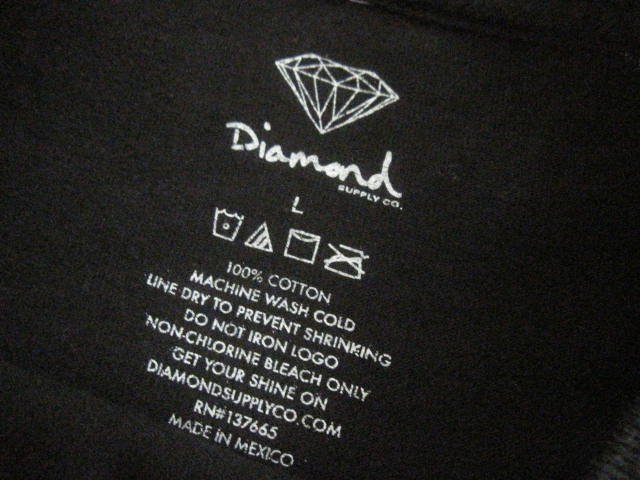 Diamond SUPPLY Co.ダイヤモンドサプライ ALI モハメドアリ 長袖Tシャツ/ロンT　L_画像7