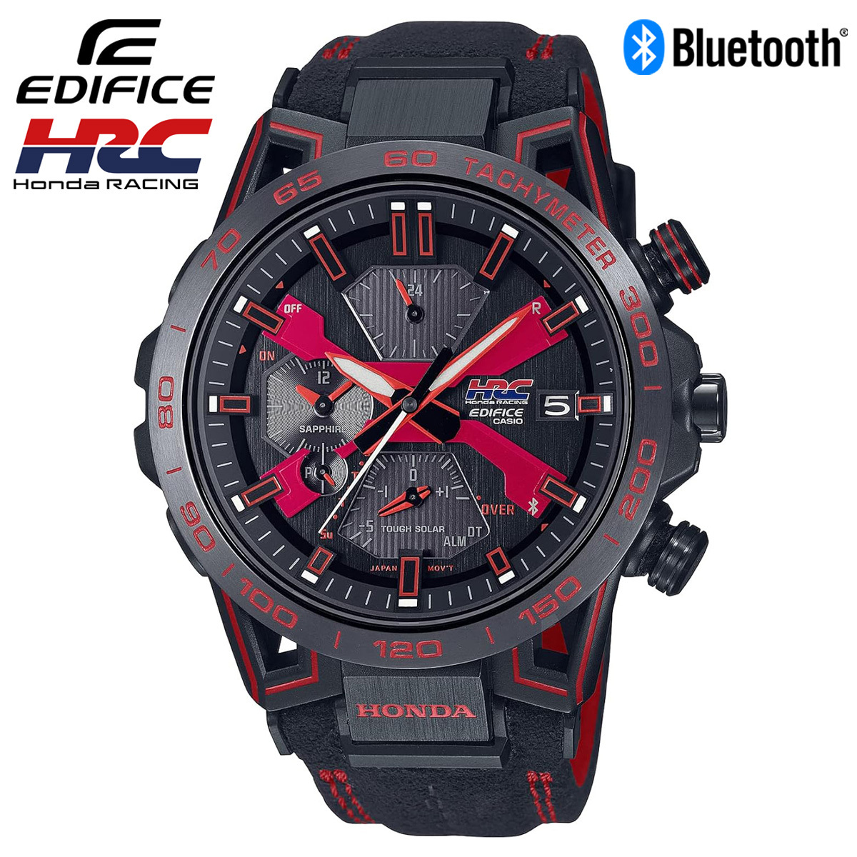 一番の Racing Honda EDIFICE CASIO Red Bluetooth スマートウォッチ