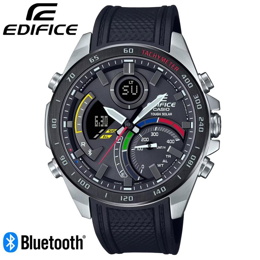 CASIO EDIFICE カシオ エディフィス スマートウォッチ Bluetooth ソーラー ECB-900MP-1A レーシング クロノグラフ アナログ デジタル 時計