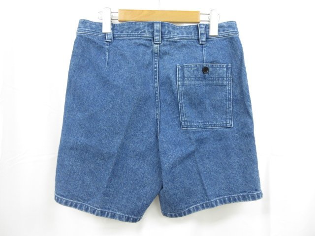 超美品 【A.P.C アーペーセー】 デニムショートパンツ ハーフパンツ (メンズ) sizeS インディゴブルー 4114423 ●29MP8749●_画像2