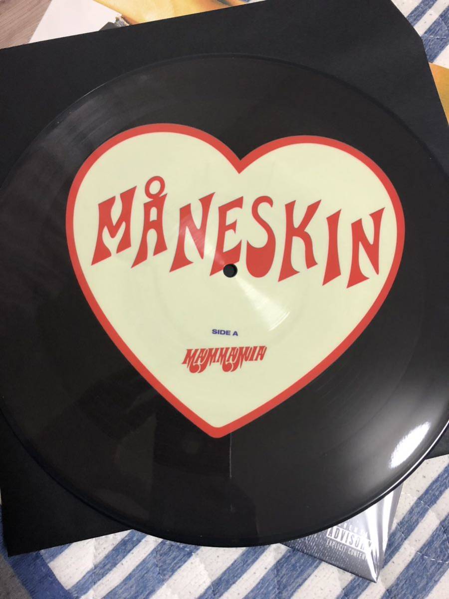 マネスキン　maneskin MAMMAMIA マンマミーア 12インチ　シングル　レコード　限定盤　ピクチャーディスク_画像6