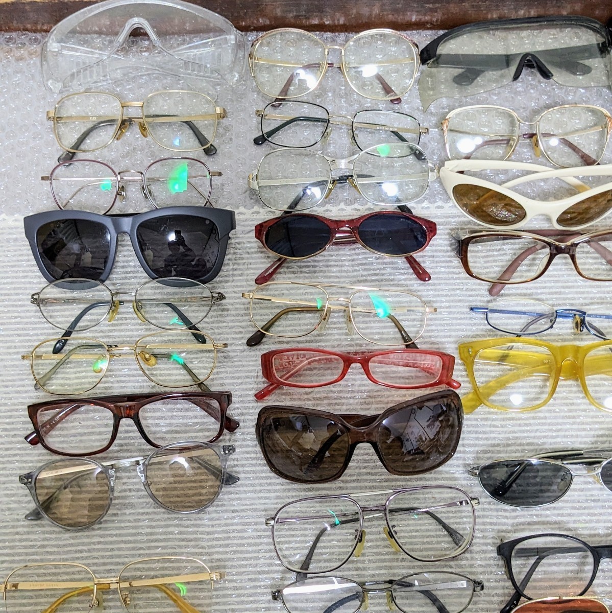 1円 眼鏡 メガネ サングラス メガネフレーム 100点まとめ チタン