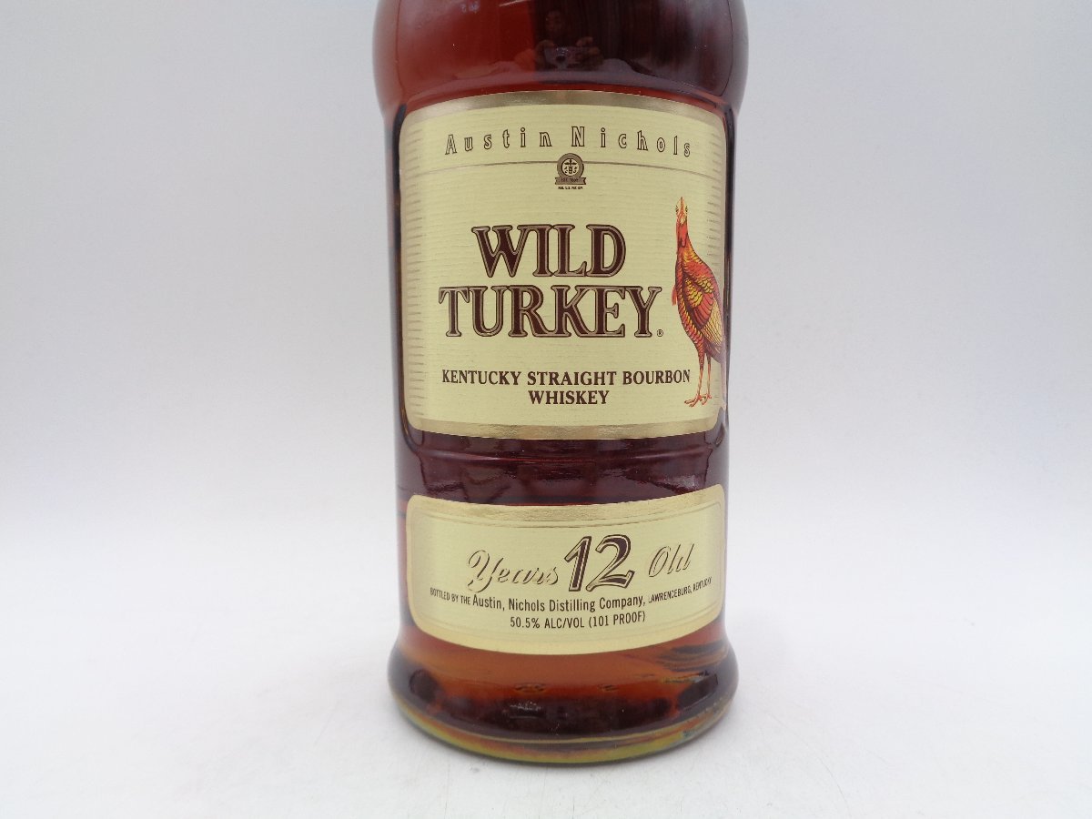 WILD TURKEY 12年 ワイルドターキー ビヨンド デュプリケーション バーボン レッド 赤キャップ 750ml 50,5% X232107の画像5