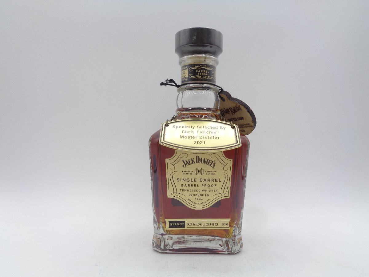 JACK DANIEL´S SINGLE BARREL ジャック ダニエル シングルバレル バレルプルーフ ウイスキー 未開封 古酒 375ml 64 5％ X234627