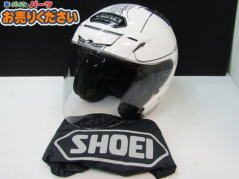中古良品 SHOEI ☆ サイズM J-FORCE3 LUBLA ジェットヘルメット J