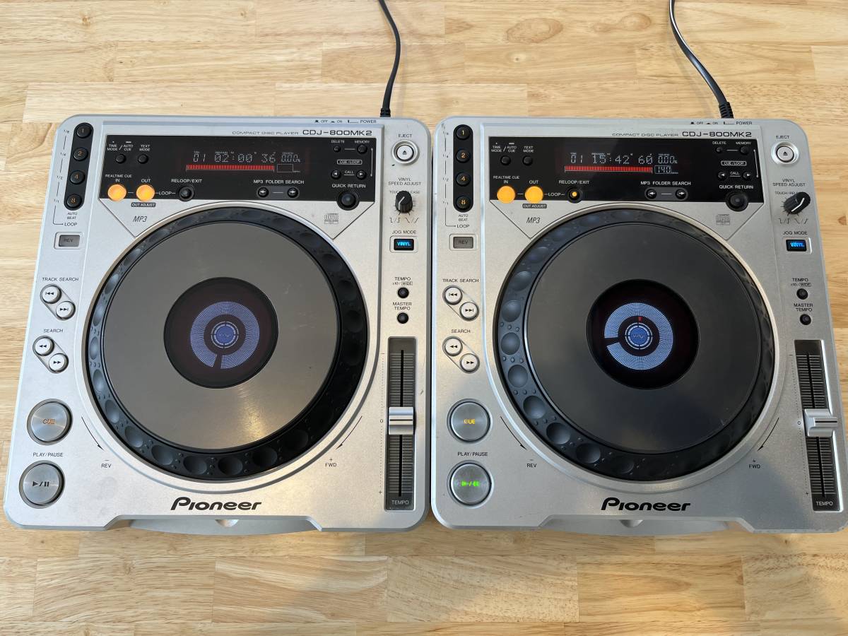 パイオニア Pioneer CDJ-800 Mk2 2台セット-