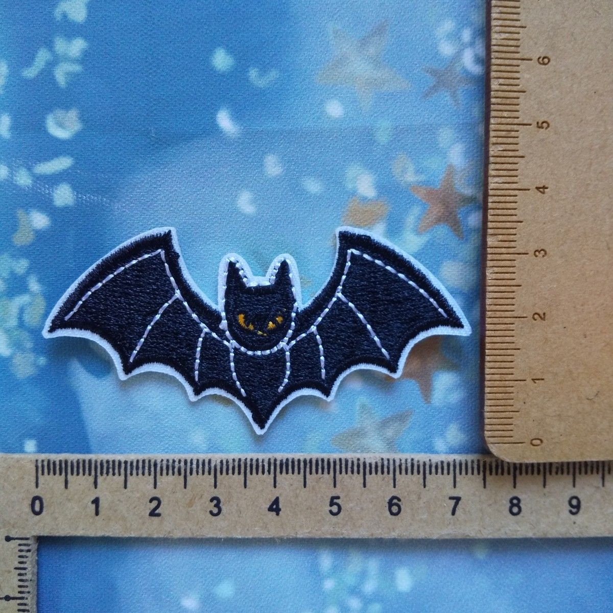 ハロウィン コウモリ 蝙蝠 こうもり アイロンワッペン ワッペン  バット バットマン 黒 ブラック 仮装 コスプレ ゴシック 