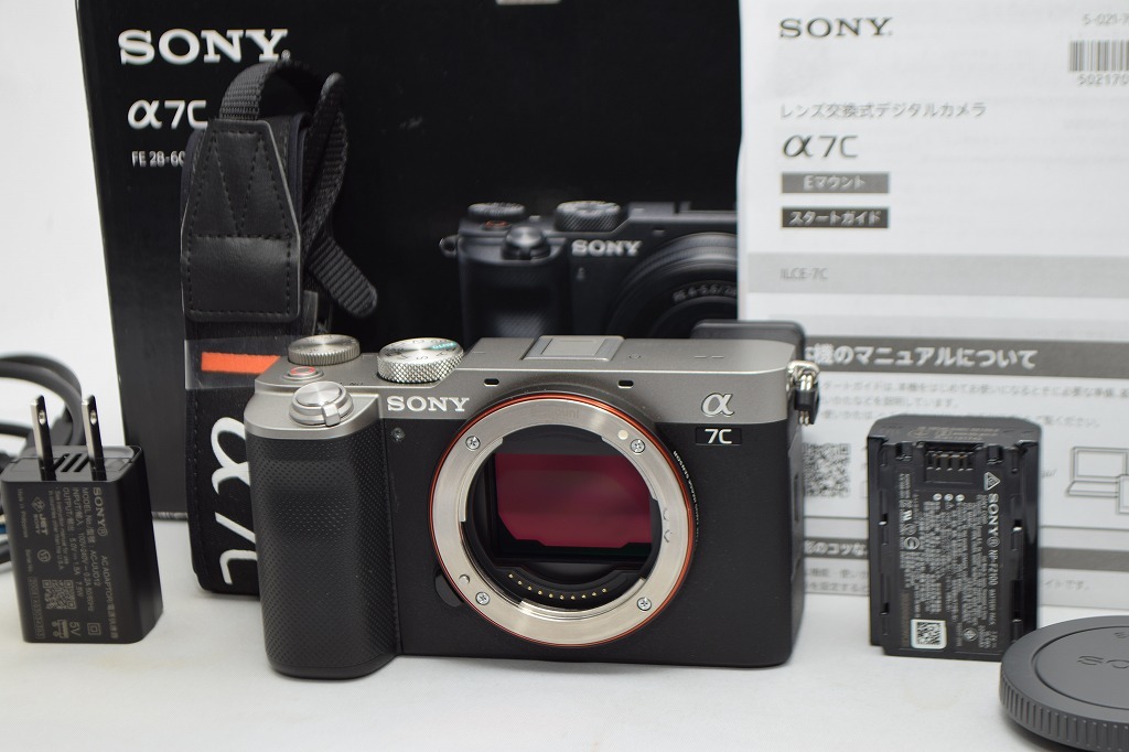 美品★SONY ソニー α7c ILCE-7C シルバー★元箱付・ショット数約5000回_画像1