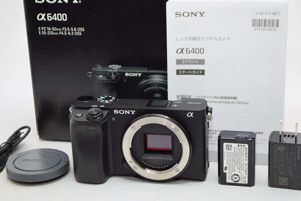 2022新入荷 ソニー 良品☆SONY α6400 ILCE-6400☆元箱付 ブラック