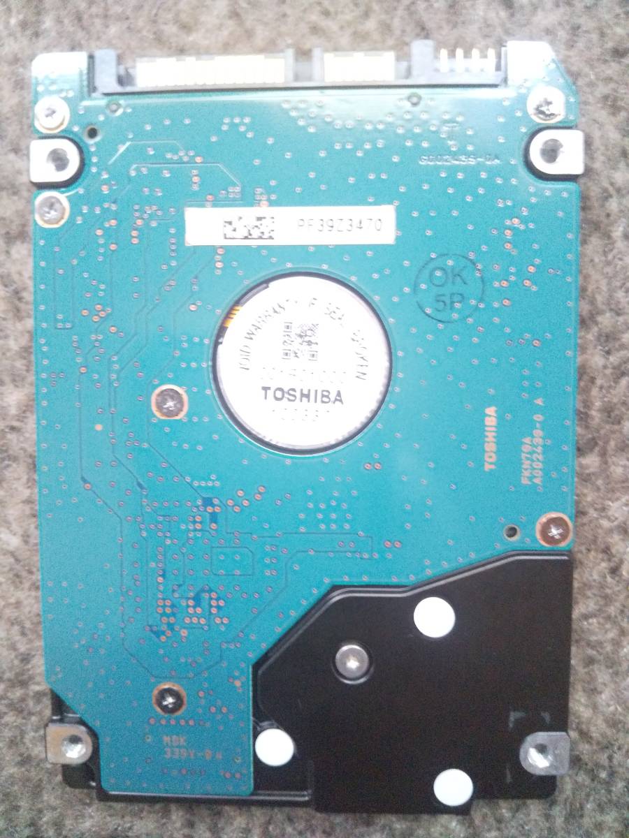 TOSHIBA HDD 2.5inch 160GB SATA_画像2