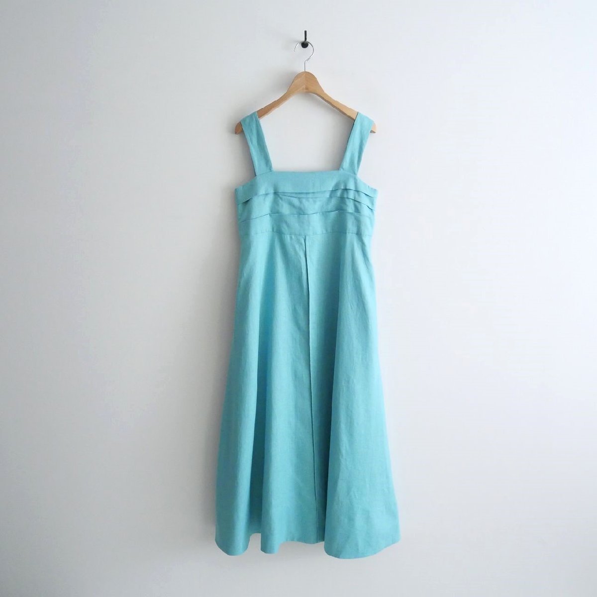 2023 / 未使用 / ebure×Ron Herman エブール / Botanical Linen Dress (sax) ワンピース S / ロンハーマン別注カラー LOOK / 2309-0238