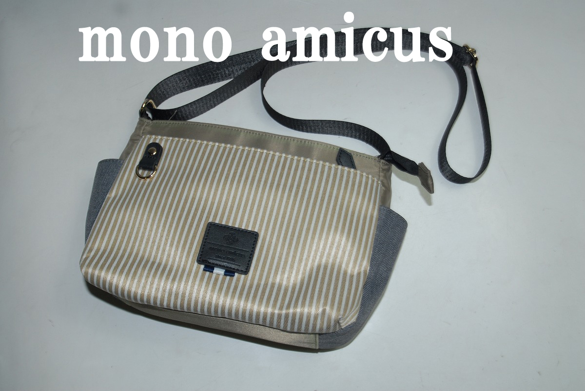 DSC3708★驚愕の最終価格！他でも出品中！完売必至！★mono amicus★良品・ストリートで大注目！傑作ベストセラー！ショルダー/バッグ_★良品・ストリートで大注目！