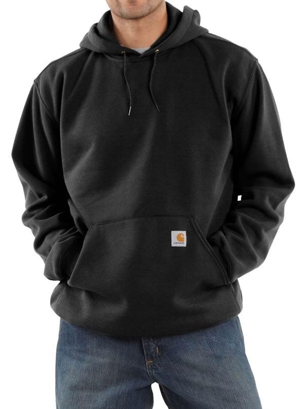 CARHARTT (カーハート) US パーカー プルオーバー (K121) Midweight Pullover Hoodie Black ブラック (L) メンズ Men's_画像1