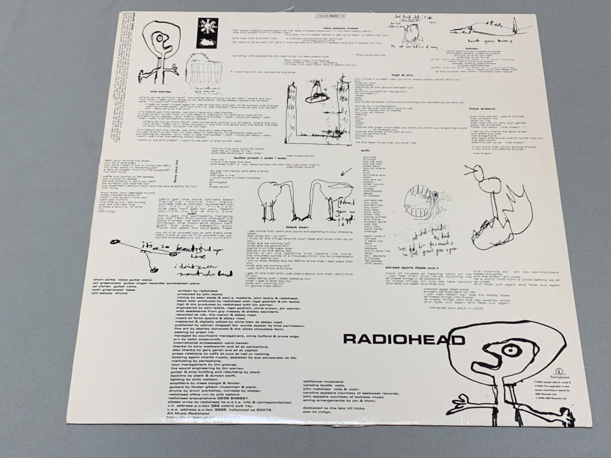 超貴重 Radiohead The Bends 0%なし 完全 UKオリジナル 英盤 レコード Mat:01/01_画像3