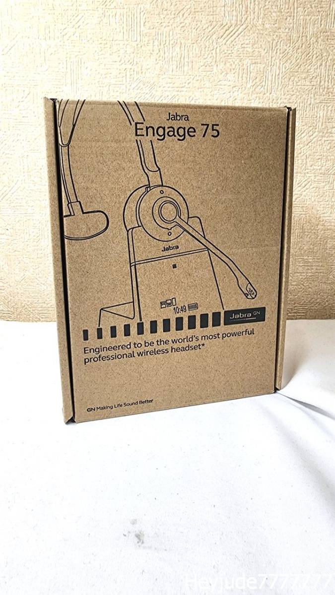 【 新品/未使用品 】 Jabra Engage 75 片耳 高機能 ワイヤレス ヘッドセット ハンズフリー 充電スタンド 付き