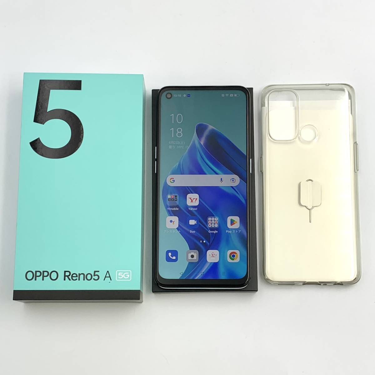 正規品 アイスブルー 6GB/128GB A103OP A Reno5 OPPO Y!mobile 【中古