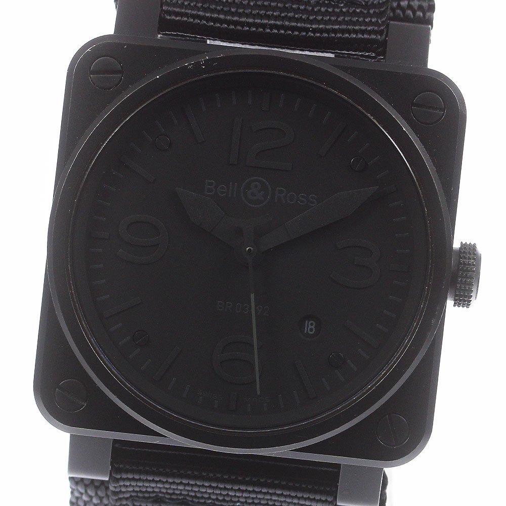 全国宅配無料 ベル&ロス Bell&Ross _770721 メンズ 自動巻き デイト