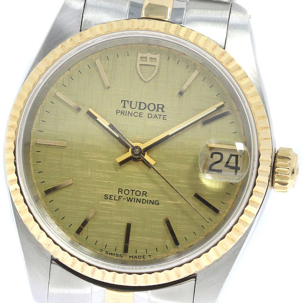 チュードル TUDOR 72033 プリンスデイト YGコンビ 自動巻き ボーイズ _753507_画像1