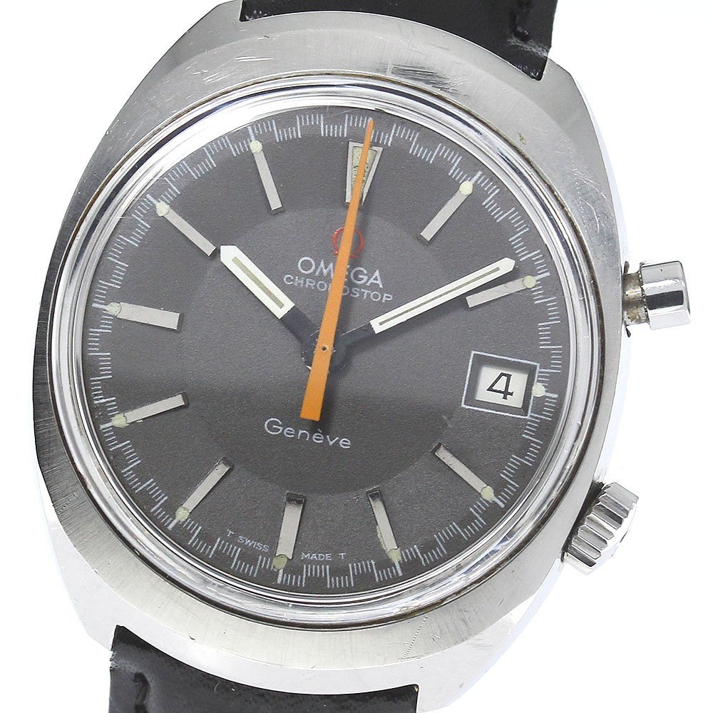 オメガ OMEGA 146.009 ジュネーブ クロノストップ Cal.920 手巻き メンズ _758979【ev10】_画像1