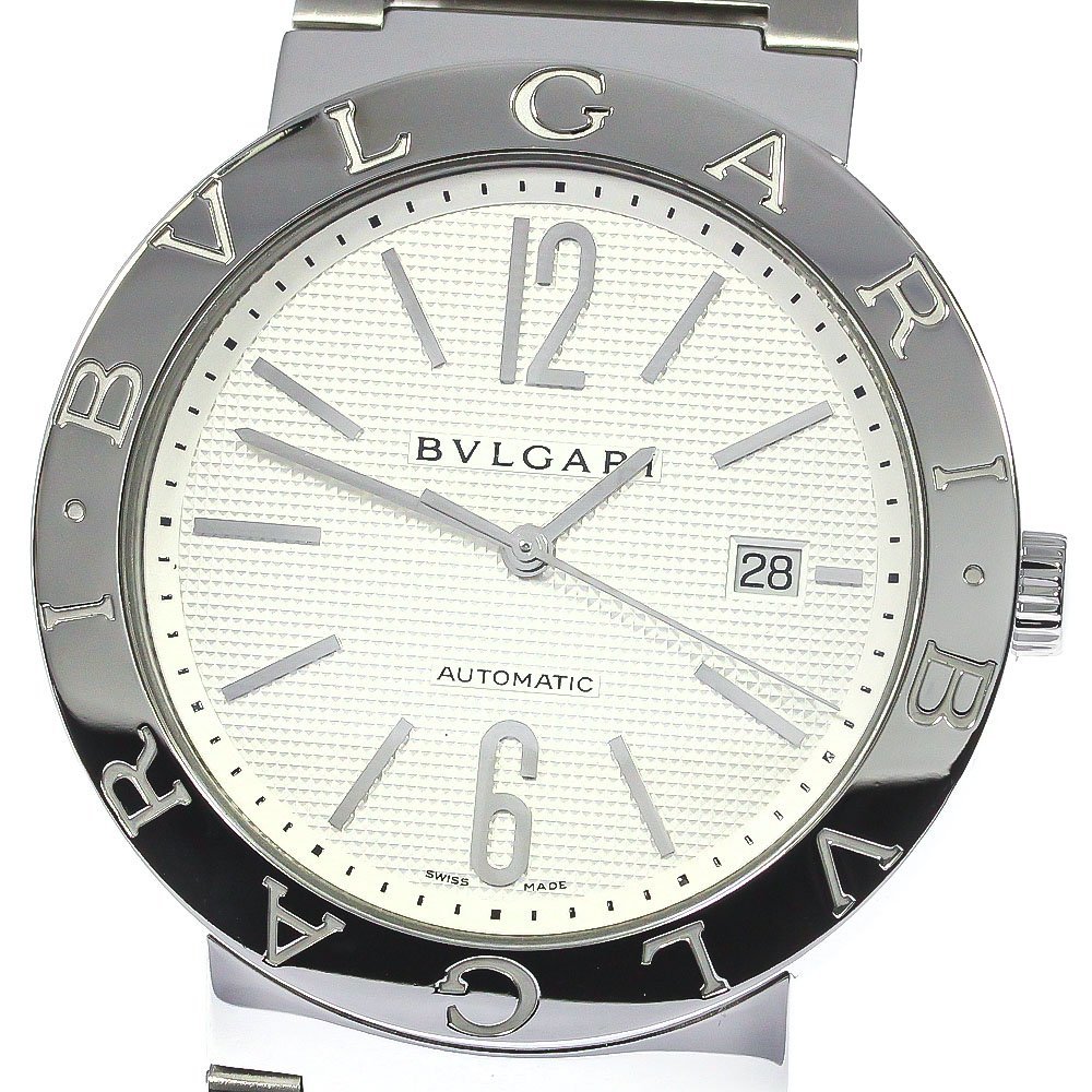 ブルガリ BVLGARI BB42SSAUTO ブルガリブルガリ デイト 自動巻き メンズ 美品 _773973【ev10】_画像1