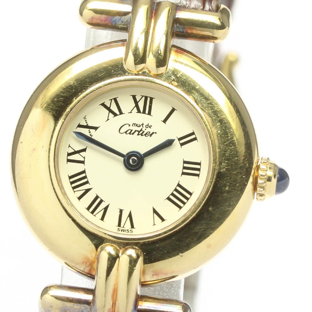 通販 カルティエ CARTIER マストコリゼ クォーツ レディース _671628