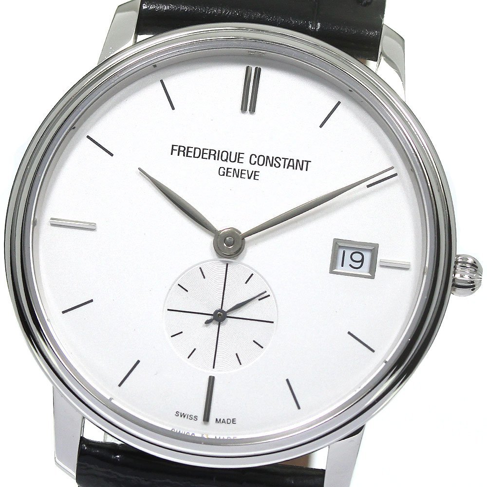 フレデリック・コンスタント FREDERIQUE CONSTANT FC-245S4S6 スリムライン スモールセコンド クォーツ メンズ 箱付き_765463_画像1