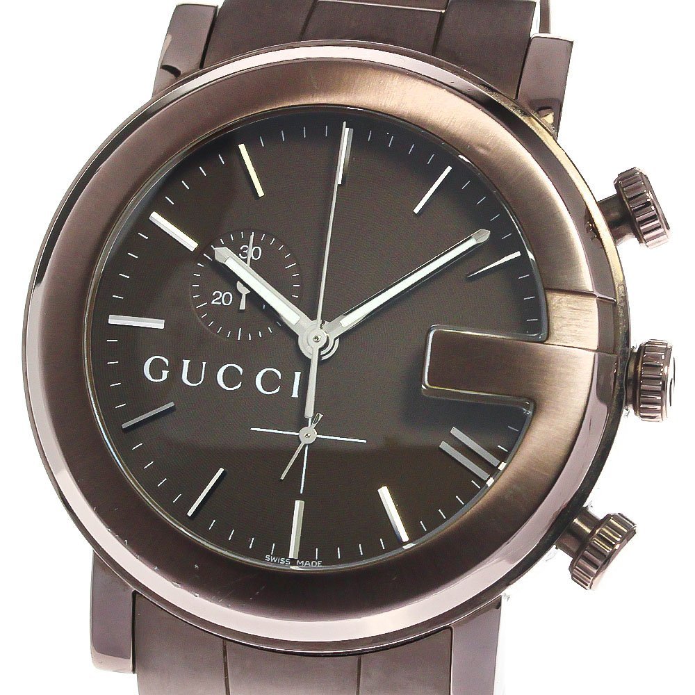 新品同様 グッチ GUCCI _772495 メンズ クォーツ クロノグラフ 101M G