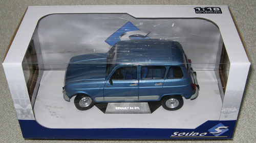  Solido 1/18 Renault *4 GTL Clan metlightblue 1984