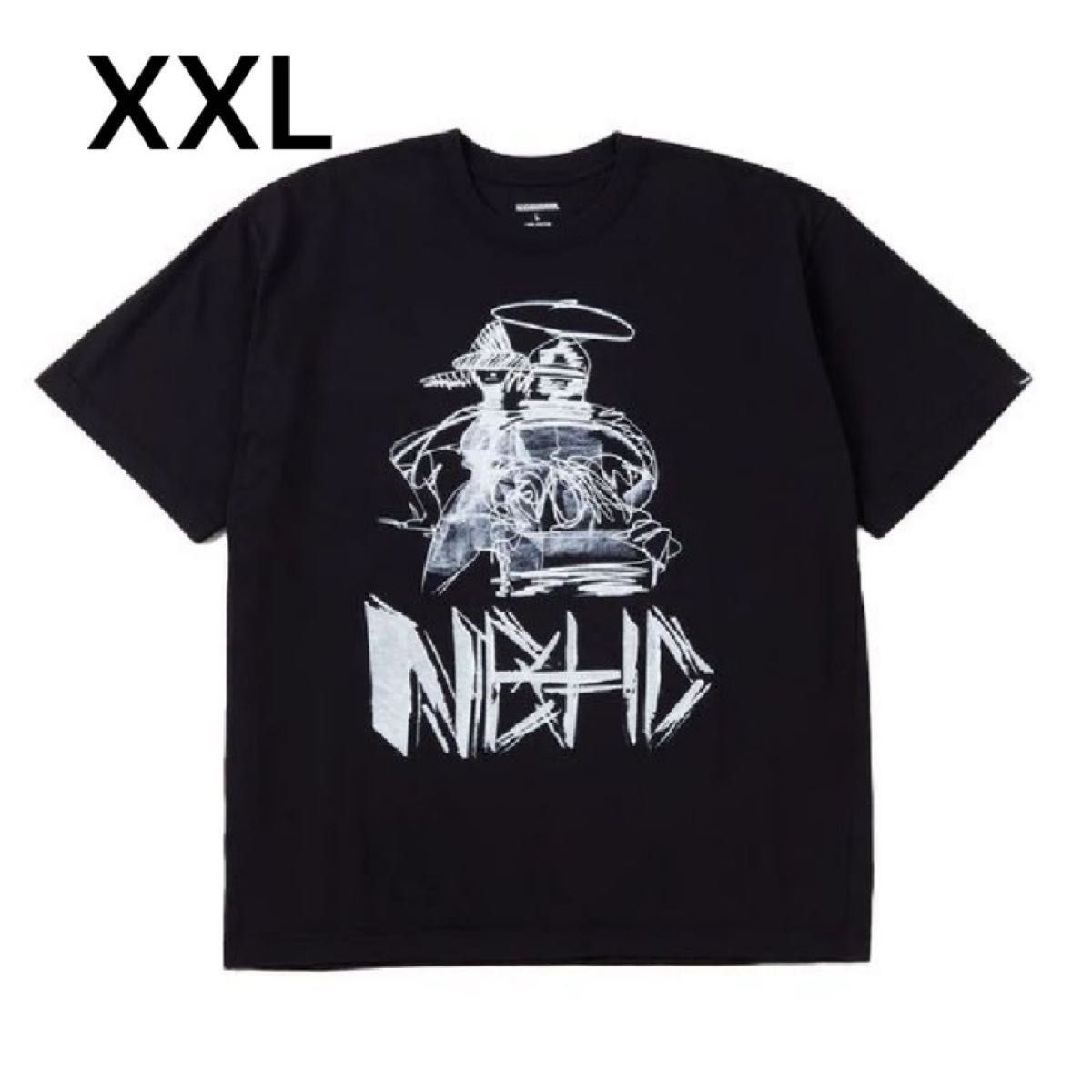 NEIGHBORHOOD NH x TAKU OBATA . Tee SS-1 "Black"