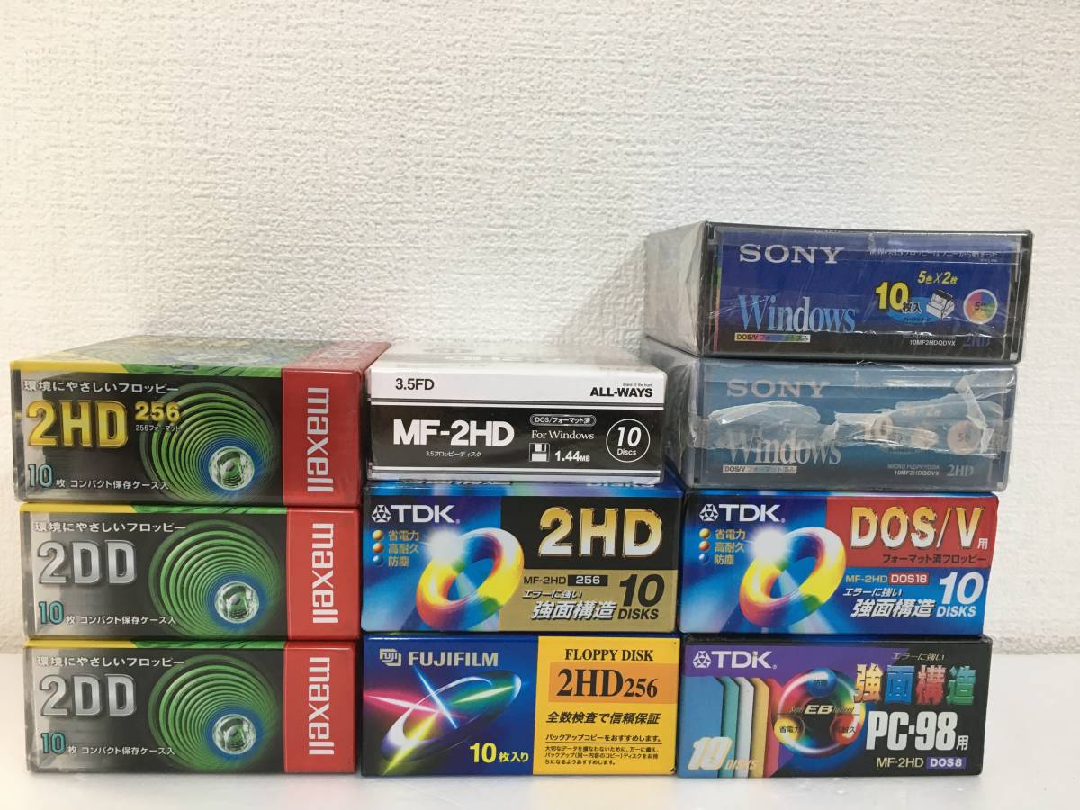 新作入荷!!】 未開封+廃盤品 SONY 40MF2HDQDVX ×4 ソニー フロッピー