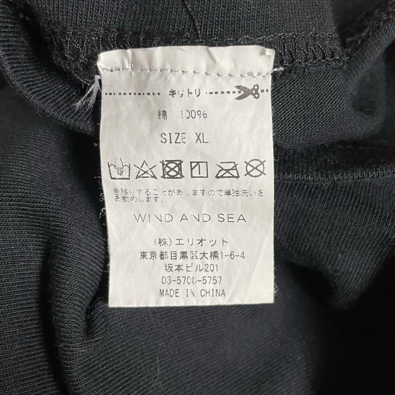 ウィンダンシー WIND AND SEA ロゴプリント ショートスリーブ Tシャツ WDS-CS-155 Tシャツ Tシャツ XL 黒 / ブラック_画像10