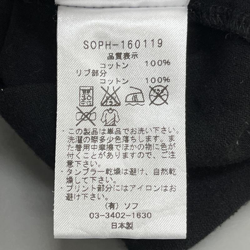ソフネット SOPH-160119 COLOR TYPO TEE ロゴ プリント クルーネック Tシャツ Tシャツ M 黒 / ブラック_画像8