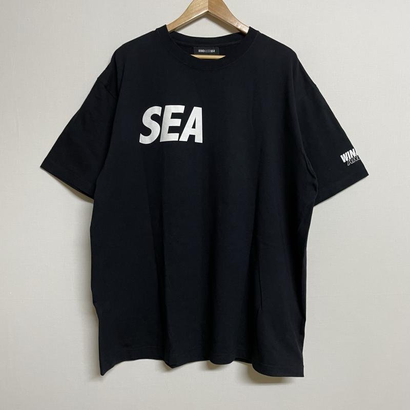 ウィンダンシー WIND AND SEA ロゴプリント ショートスリーブ Tシャツ WDS-CS-155 Tシャツ Tシャツ XL 黒 / ブラック_画像1