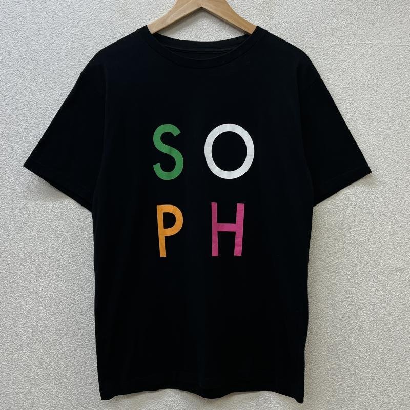 ソフネット SOPH-160119 COLOR TYPO TEE ロゴ プリント クルーネック Tシャツ Tシャツ M 黒 / ブラック_画像1