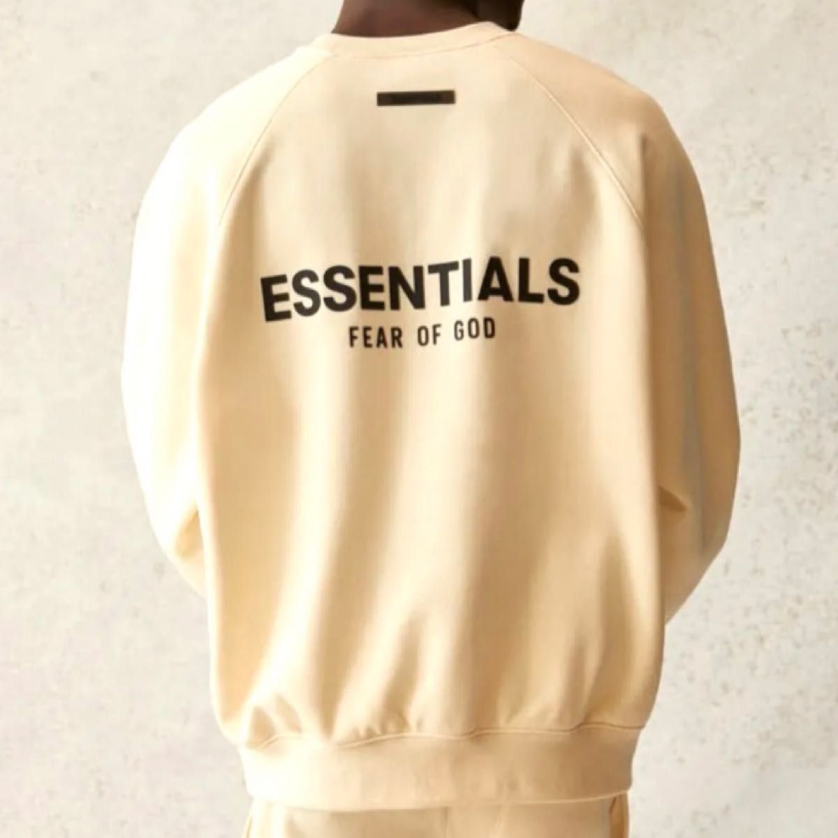 【新品】FOG ESSENTIALS エッセンシャルズ／シリコン バックロゴ スウェット トレーナー XLサイズ