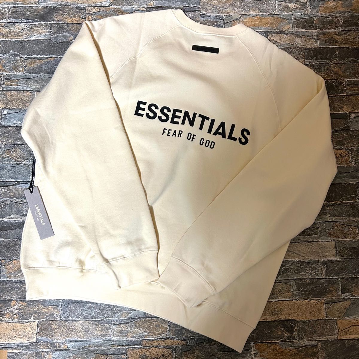 【新品】FOG ESSENTIALS エッセンシャルズ／シリコン バックロゴ スウェット トレーナー XLサイズ