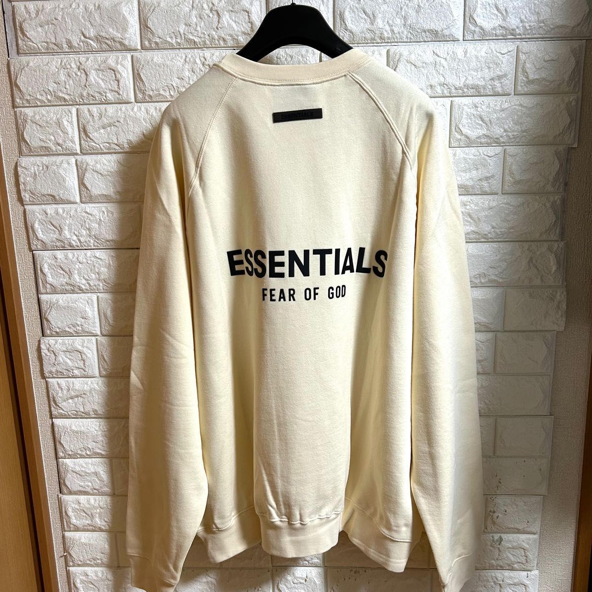 【新品】FOG ESSENTIALS エッセンシャルズ／シリコン バックロゴ スウェット トレーナー XLサイズ