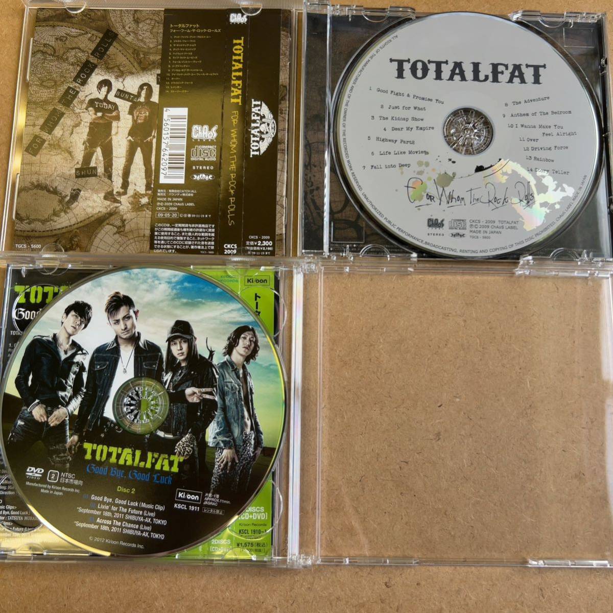 送料無料☆TOTALFAT『アルバム4枚セット』初回限定盤CD＋DVD☆美品☆トータルファット☆323_画像6