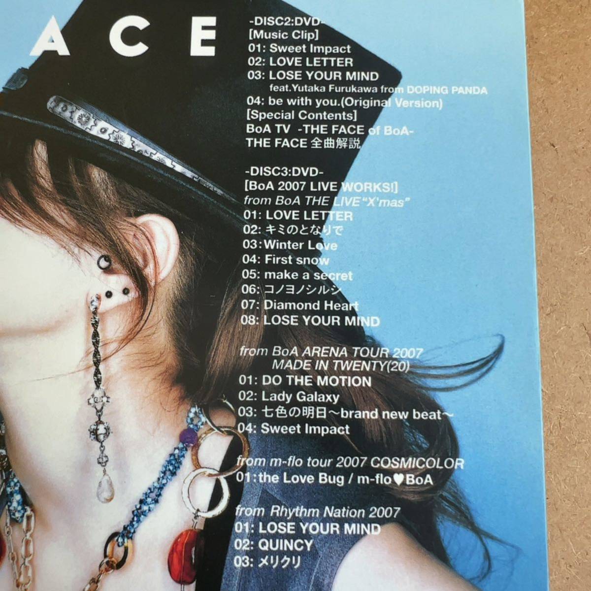 送料無料☆BoA『THE FACE』初回限定盤CD＋2DVD159分収録☆スリーブケース☆美品☆アルバム☆323_画像4