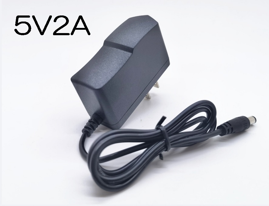 汎用 ACアダプター 5V2A プラグサイズ5.5×2.1～2.5mm (5V0.5A 5V01.0A 5V1.5A 5V1.6A機器も接続可) AC/DCアダプター USB電源,_画像1