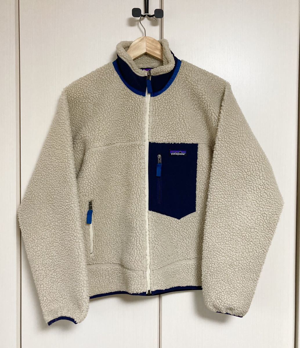 美品☆[PATAGONIA] 18AW 定価34,800 クラシック レトロX ボアフリースジャケット XS メンズ 23056FA18 パタゴニア_画像1