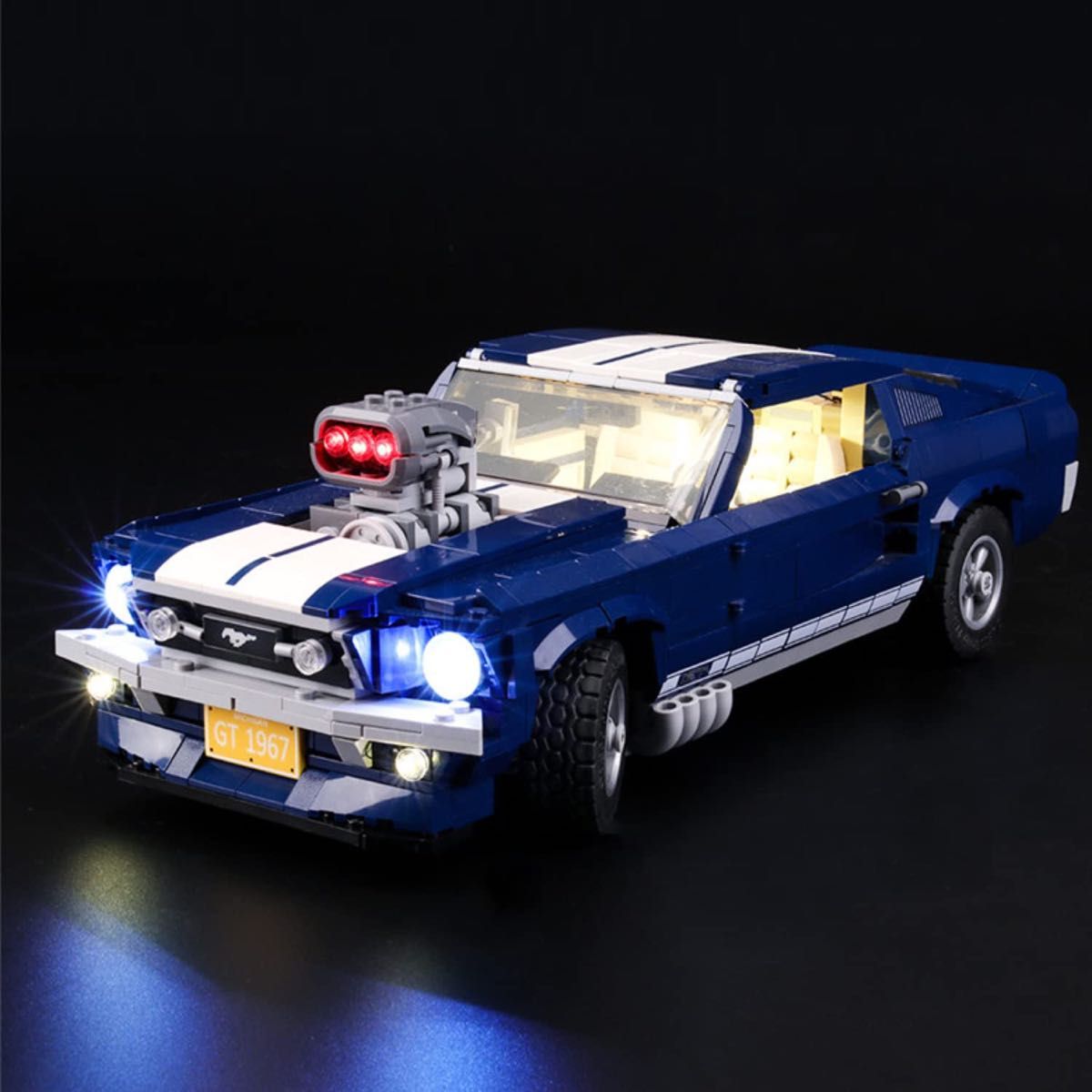 Skyview レゴ用LED照明キットセット（LEGO）フォードマスタング (Ford Mustang) 10265