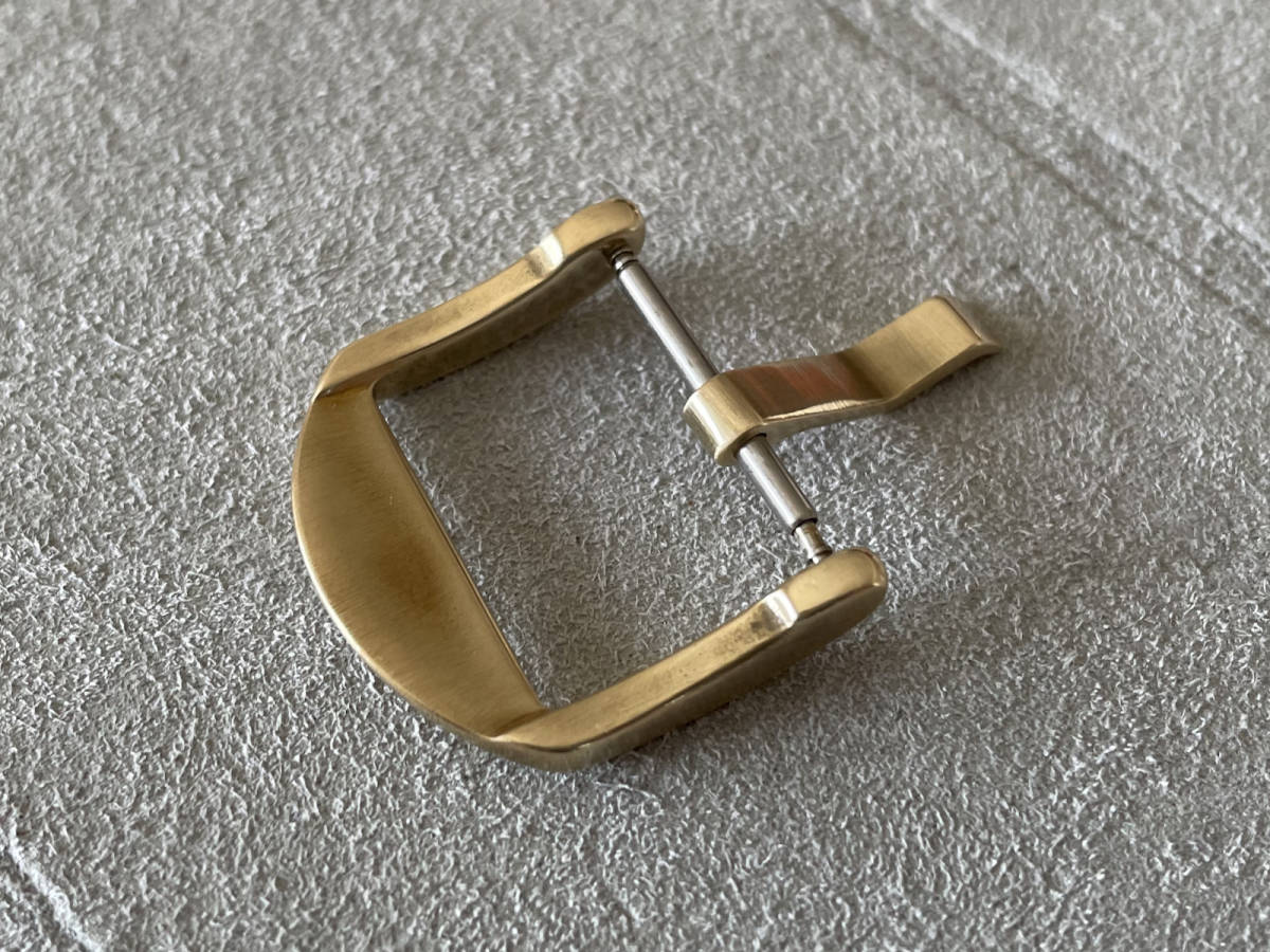 真鍮 ブラス ブロンズ / 尾錠 バックル / 20mm / パネライの 真鍮 ブラス ブロンズ / 尾錠 バックル / 20mm / パネライの