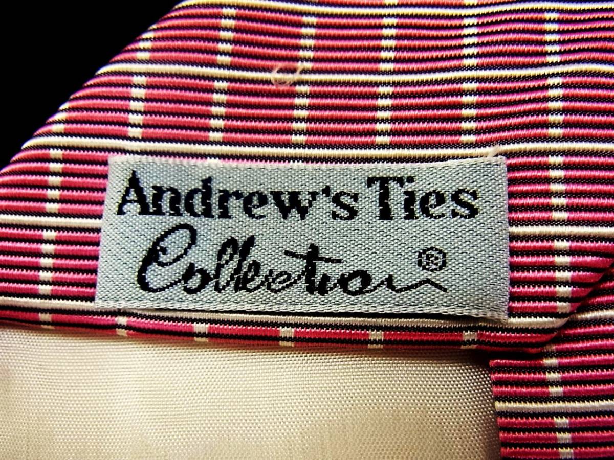 0^o^0ocl♪№3342美品★アンドリューズタイズ【Andrew's Ties】ネクタイ_画像3