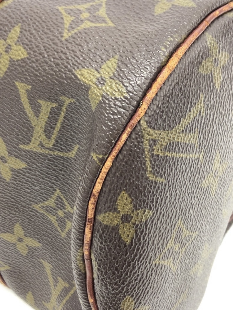 LOUIS VUITTON ルイヴィトン 旧 パピヨン 30 M51365 モノグラム ハンドバッグ ファスナー開閉 _画像3