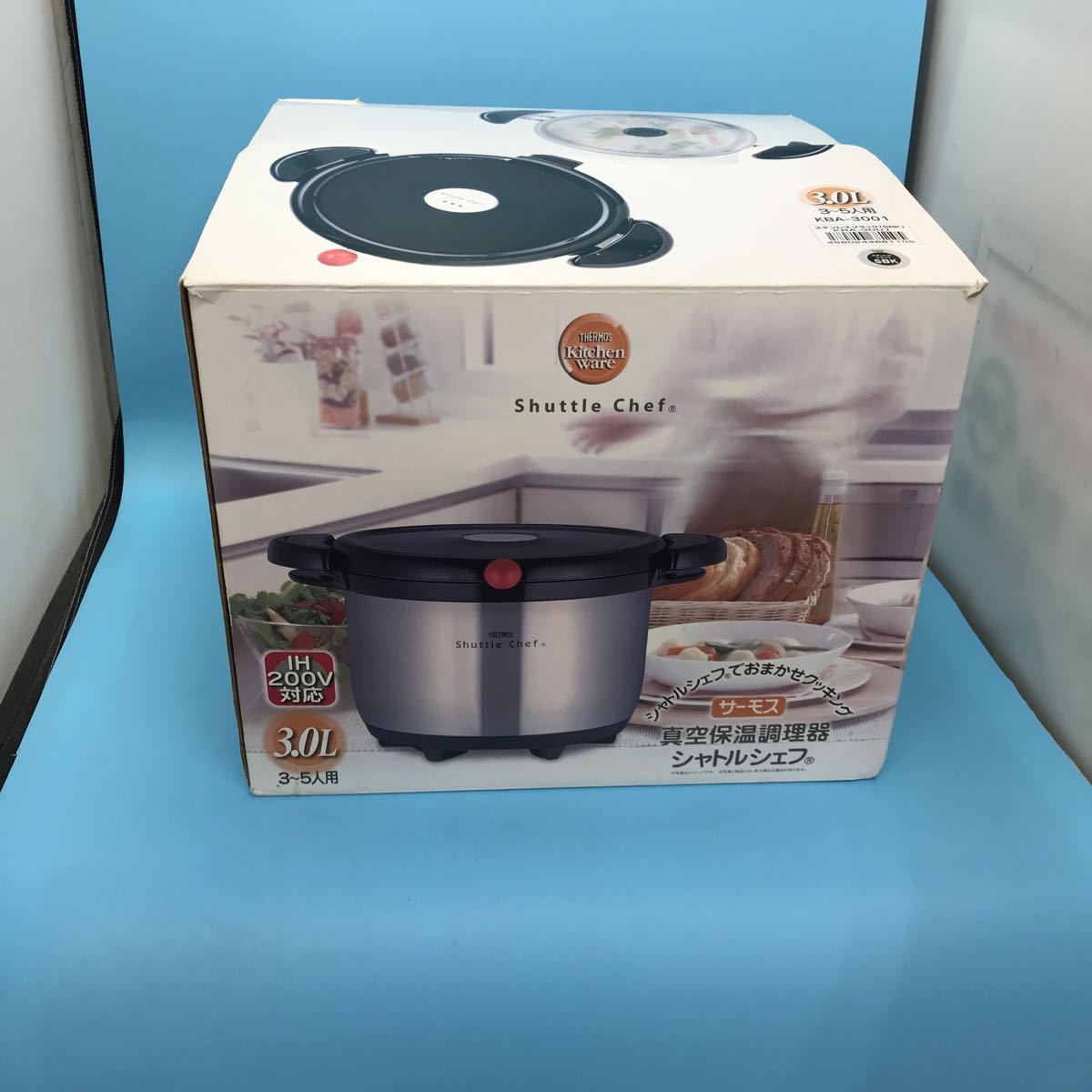 サ) 【未使用品】 サーモス シャトルシェフ 3.0L KBA-3001 真空保温