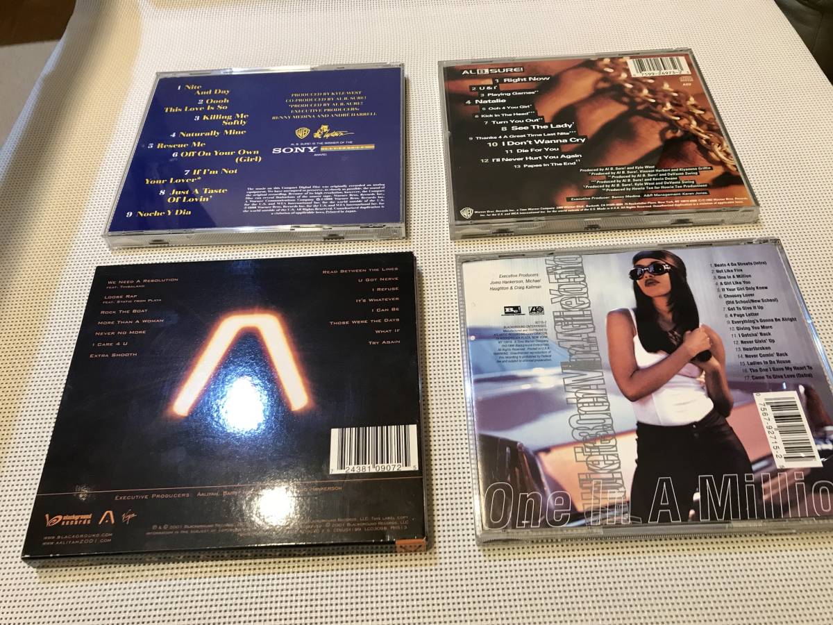 【美品】 アリーヤ Aaliyah、アルビーシュアAlB. Sure アルバム4枚セット_画像2